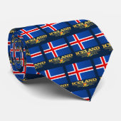 Vlag van IJsland Stropdas (Opgerold)