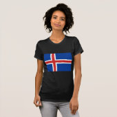 Vlag van IJsland T-shirt (Voorkant volledig)