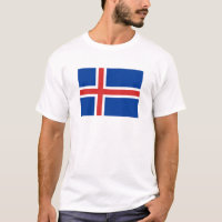 Vlag van IJsland T-Shirt