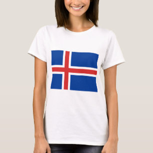 Vlag van IJsland T-shirt