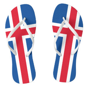 Vlag van IJsland Teenslippers