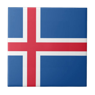 Vlag van IJsland Tegeltje