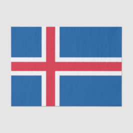 Vlag van IJsland Tissuepapier