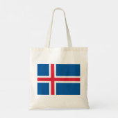 Vlag van IJsland Tote Bag (Achterkant)