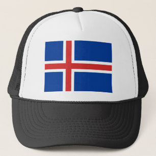 Vlag van IJsland Trucker Pet