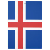 Vlag van IJslands klembord (Achterkant)