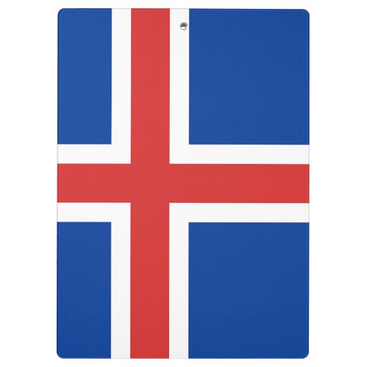 Vlag van IJslands klembord (Achterkant)