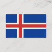 Vlag van IJslandse Visitekaartjes (Achterkant)