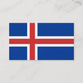 Vlag van IJslandse Visitekaartjes