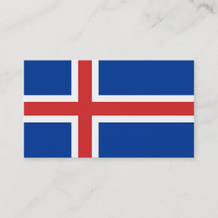 Vlag van IJslandse Visitekaartjes