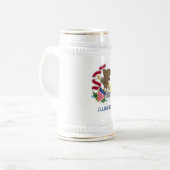 VLAG VAN ILLINOIS BIERPUL (Voorkant links)