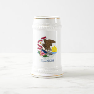 VLAG VAN ILLINOIS BIERPUL