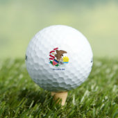 Vlag van Illinois State Design Golfballen (Insitu Shirt)