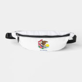 Vlag van Illinois State Design Heuptasje (Voorkant)