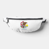 Vlag van Illinois State Design Heuptasje (Liggend)