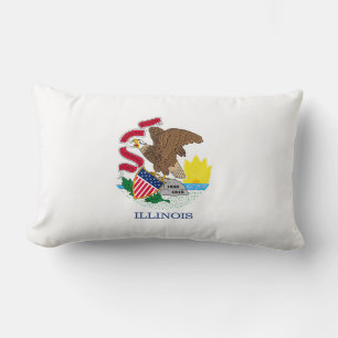 Vlag van Illinois State Design Kussen