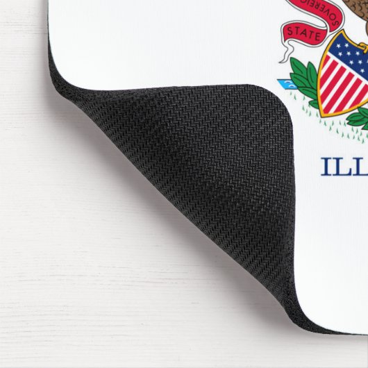 Vlag van Illinois State Design Muismat (Hoek)
