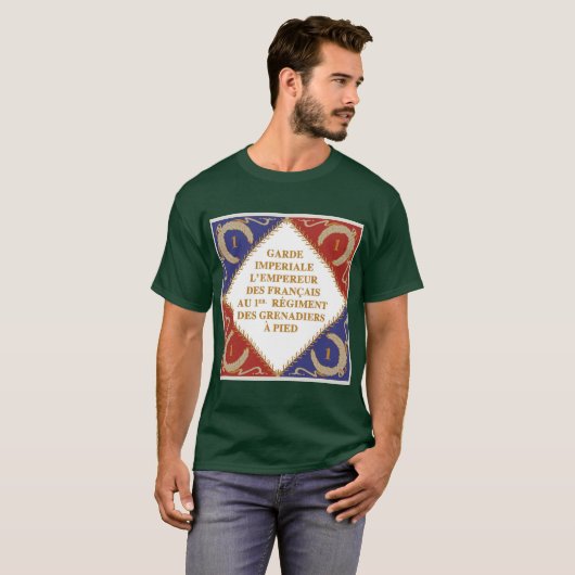 vlag van Imperial Guard T-shirt (Voorkant volledig)