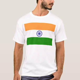 Vlag van India - ति त - भा कागा T-shirt
