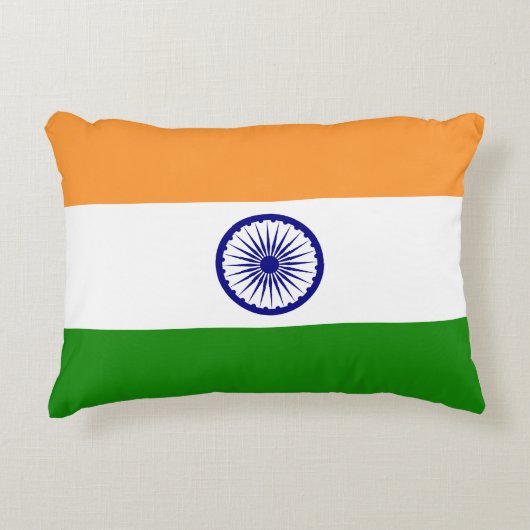 Vlag van India Accent Kussen (Voorkant)