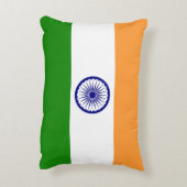 Vlag van India Accent Kussen (Achterkant (Verticaal))