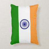 Vlag van India Accent Kussen (Voorkant(Verticaal))