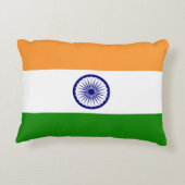 Vlag van India Accent Kussen (Achterkant)