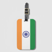 Vlag van India Bagagelabel (Voorkant (verticaal))