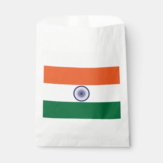 Vlag van India Bedankzakje (Voorkant)