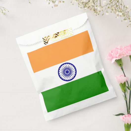 Vlag van India Bedankzakje (Gezegeld)