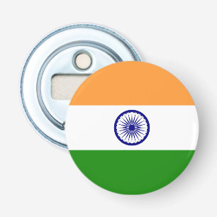 Vlag van India Button Flesopener
