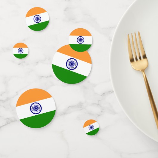 Vlag van India Confetti (Groep)