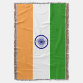 Vlag van India Deken (Voorkant Verticaal)