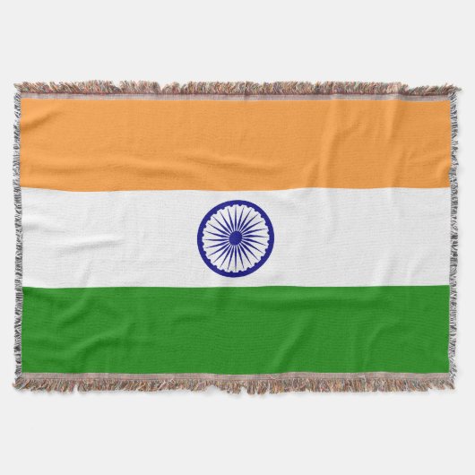 Vlag van India Deken (Voorkant)