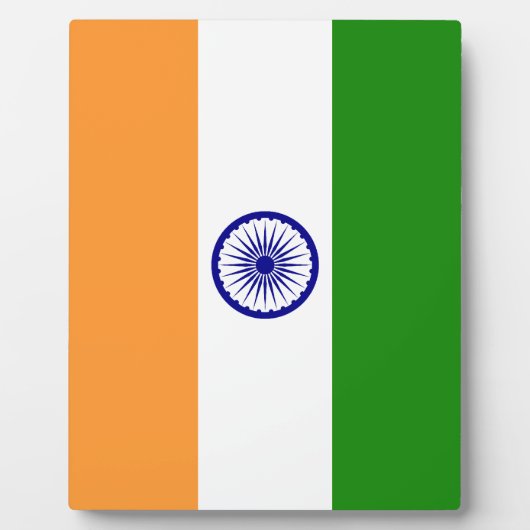 Vlag van India Fotoplaat (Voorkant)