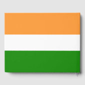Vlag van India Gastenboek (Achterkant)