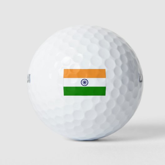 Vlag van India Golfballen (Voorkant)