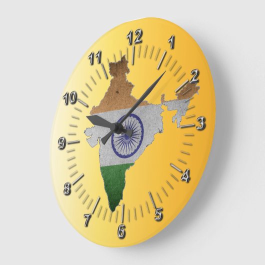vlag van india grote klok (Hoek)