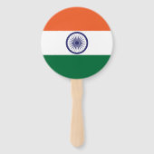 Vlag van India Handwaaier (Achterkant)