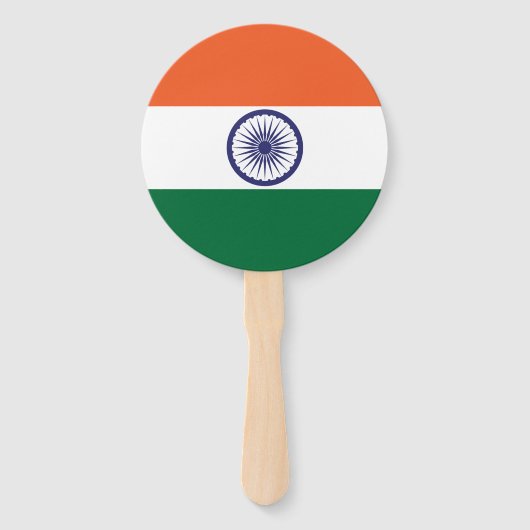 Vlag van India Handwaaier (Voorkant)