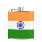 Vlag van India Heupfles (Voorkant)