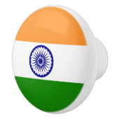 Vlag van India Keramische Knop (Rechts)