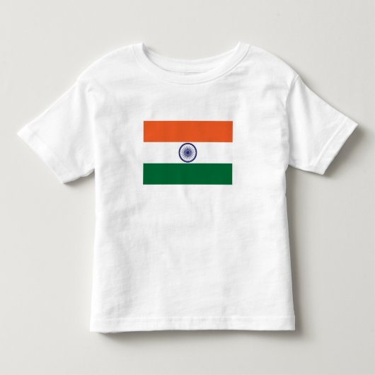 Vlag van India Kinder Shirts (Voorkant)