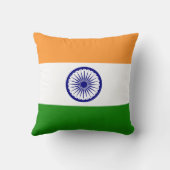 Vlag van India Kussen (Achterkant)