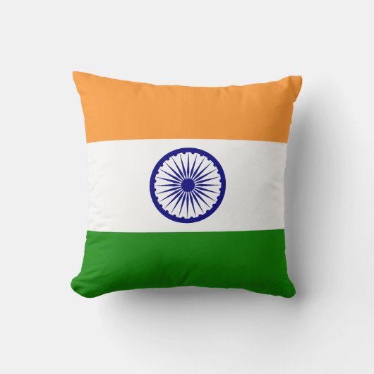 Vlag van India Kussen (Voorkant)