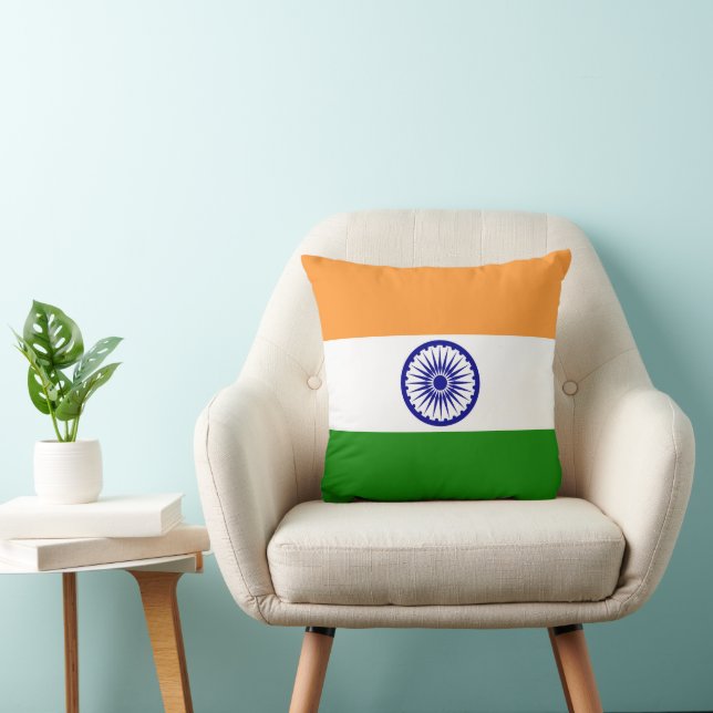 Vlag van India Kussen (Stoel)