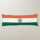 Vlag van India Lichaamskussen (Achterkant)