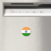 Vlag van India Magneet (Insitu (Vaatwasser))