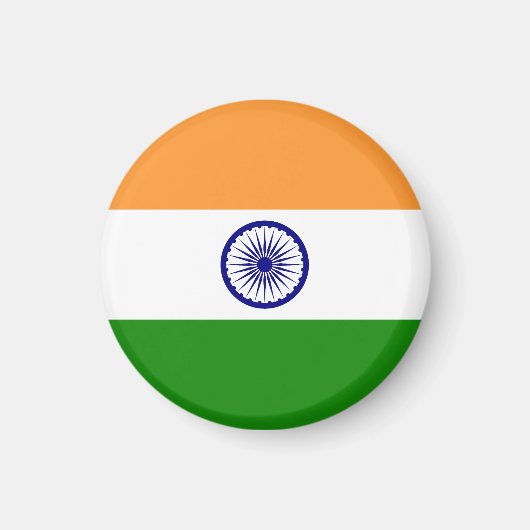 Vlag van India Magneet (Voorkant)