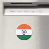 Vlag van India Magneet (Insitu (Vaatwasser))